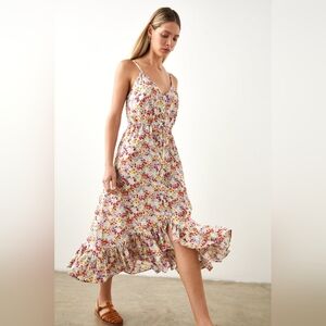 Rails Frida Spaghetti Strap Rayon Dress in Fleur
